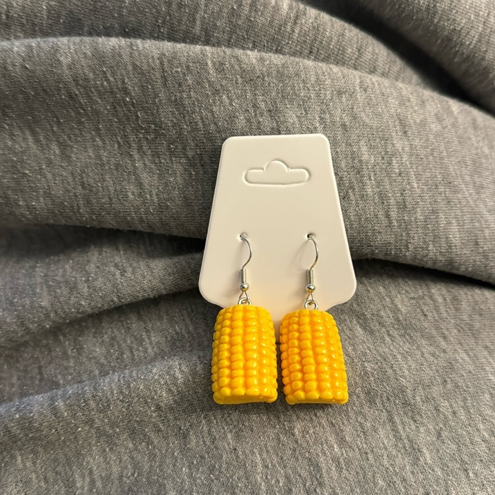 CORN 🌽 cute earrings kawaii food animal - bundle for discount​​